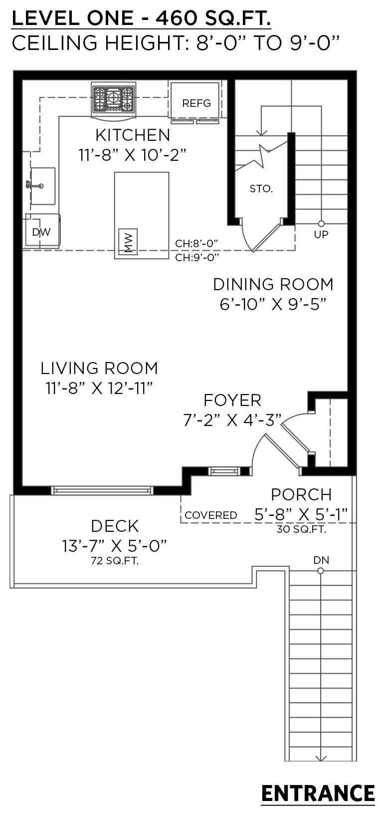 Main level floorplan